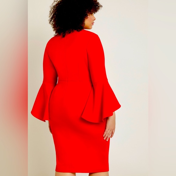 Flare Sleeve Scuba ♥️😘 - Picture 4 of 11